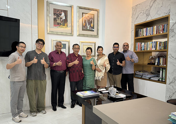 Business meeting at Suiwah Corp. Bhd,Kuala Lumpur