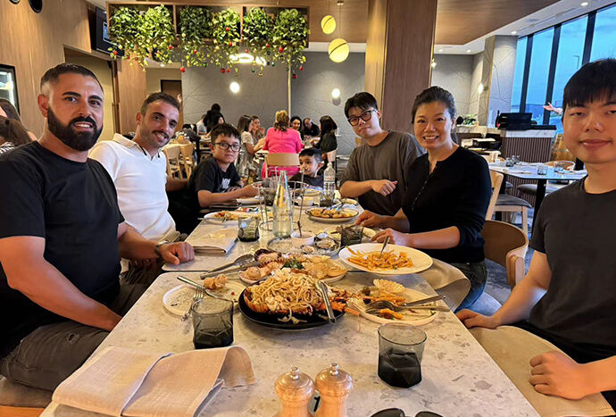 Amazing Dinner with Partners in Sydney, Australia MR.Moe